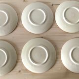 Dessert plates Vallauris Grandjean Jourdan