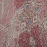 Vintage Turkish rug from Oushak, hand-woven 100x353 cm