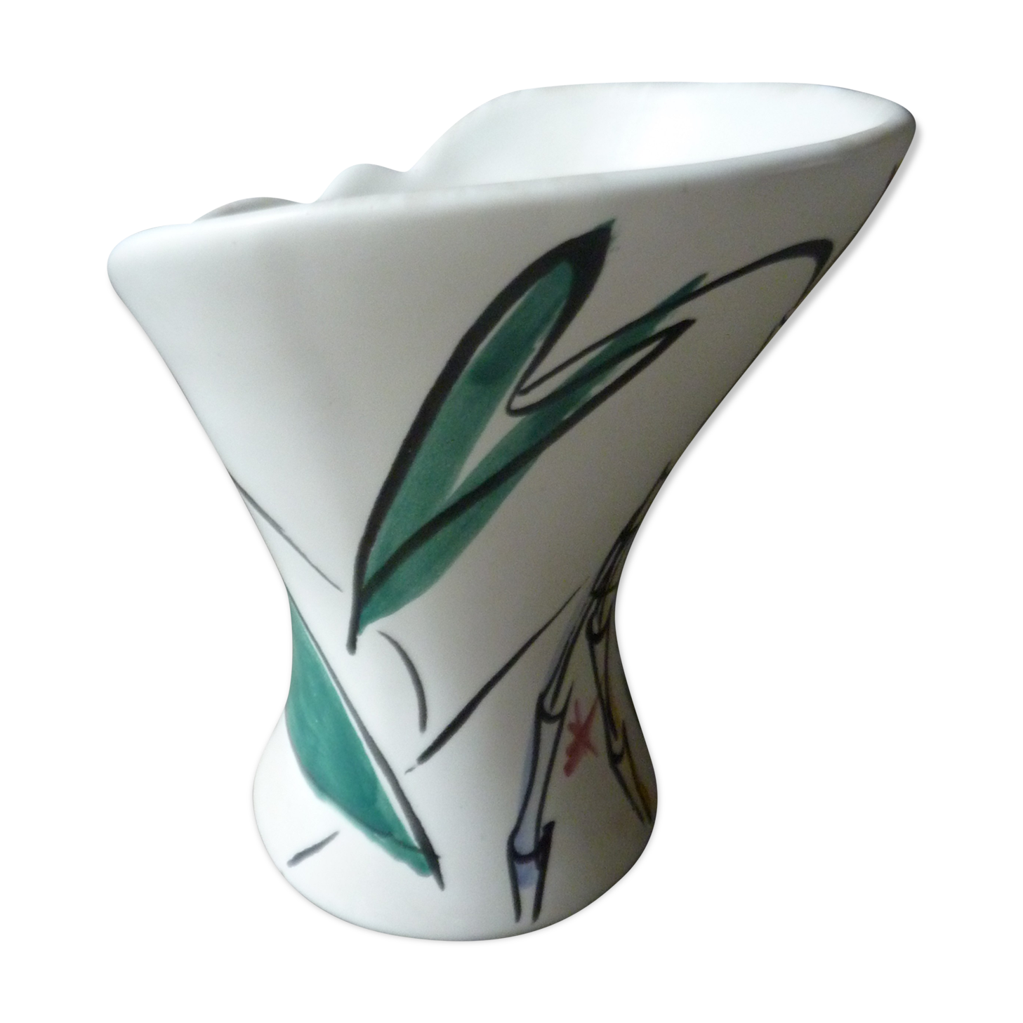 Signed Vallauris FPP in the 1950s ceramic vase