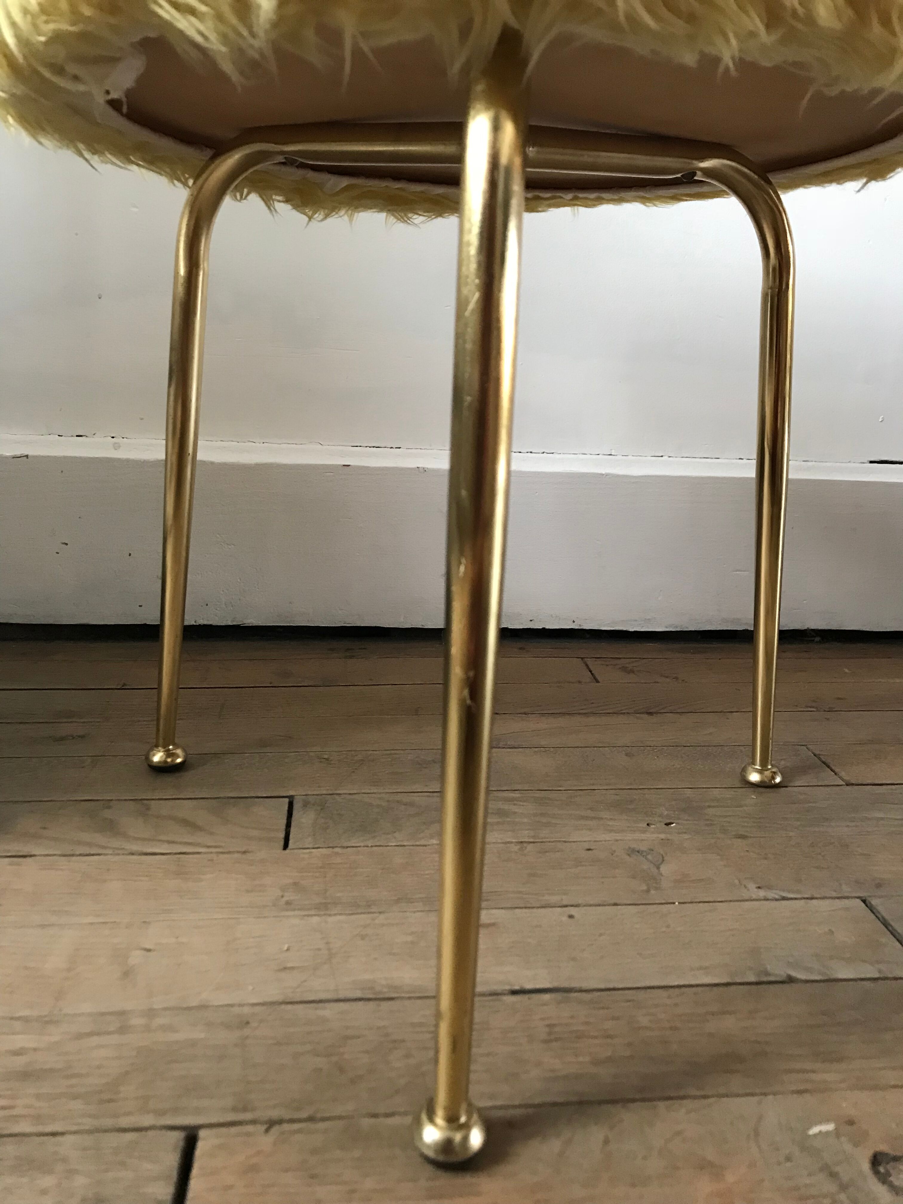 Ottoman yellow vintage