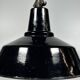 1930s/1940s Ceiling Lamp Industrial Lamp Enamel Loft Metal Bauhaus Design