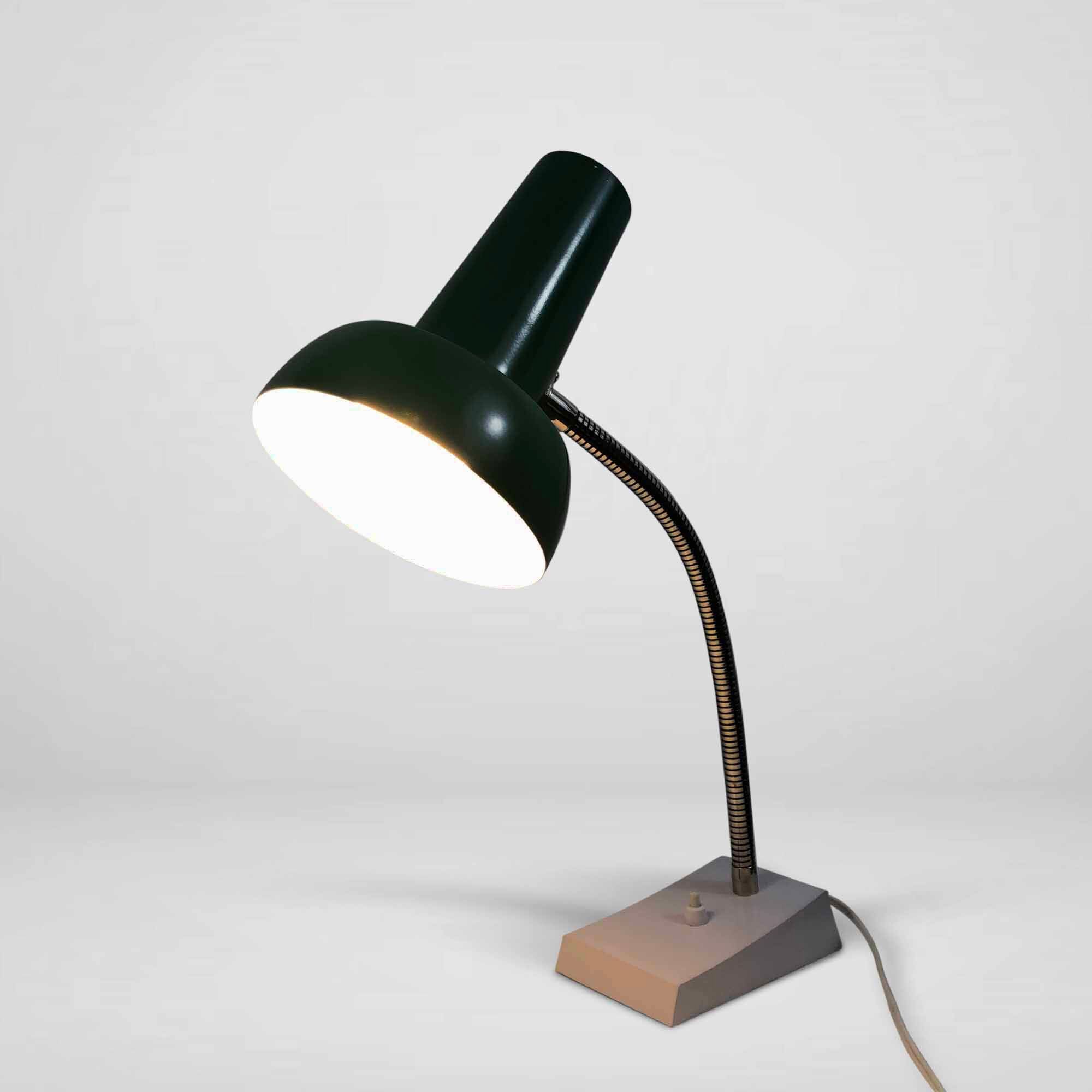 Green Desk Lamp Model 838 from SiS
