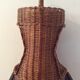Vintage bar from the 70s in rattan and wicker