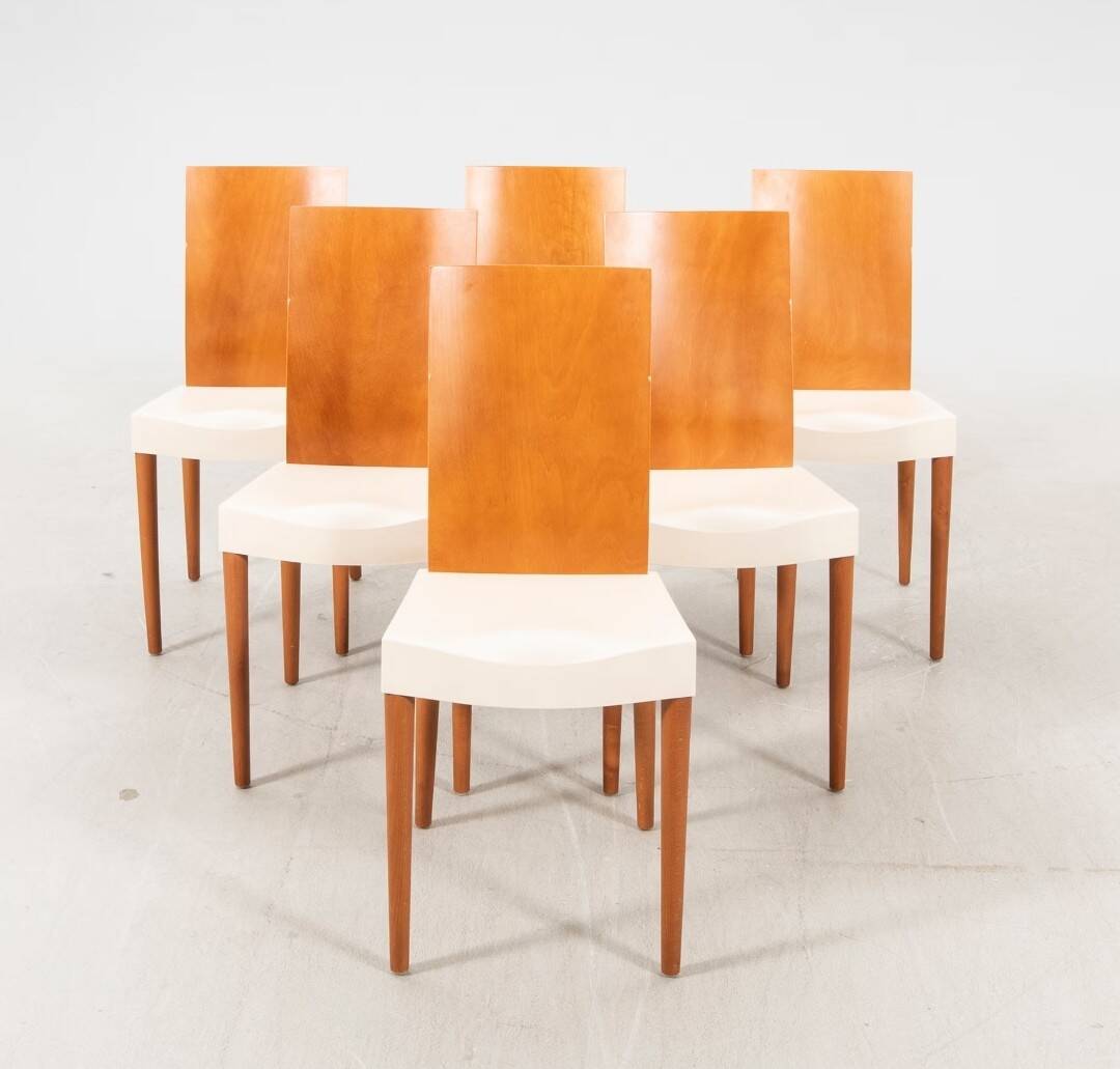 6 Miss Trip designer chairs by Philippe Strack for Kartell