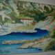 Oil on canvas by Patrice Skrabal Calanque de Morgiou