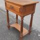 Art Deco console in solid oak
