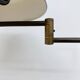 Mid-century Italian brass table desk lamp with pantograph arm, 1940s