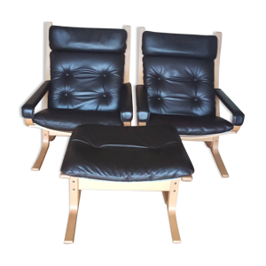 fauteuils Siesta et repose-pied