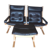 Siesta armchairs and footrest