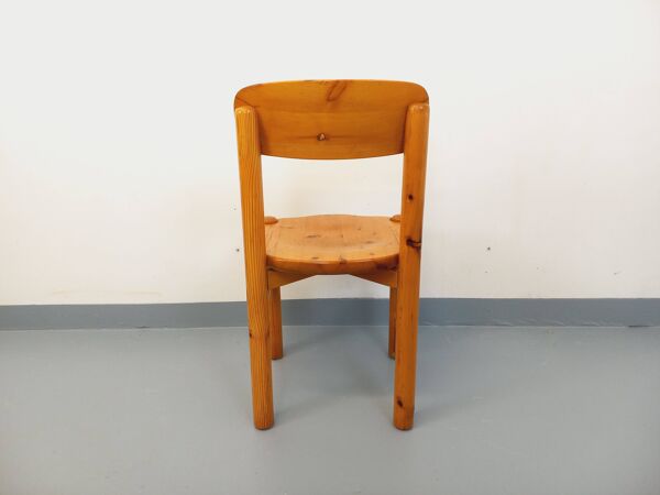 Chaise scandinave vintage Rainer Daumiller en pin des années 60 70