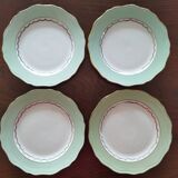 9 flat plates L'Amandinoise "Cafés Nico"