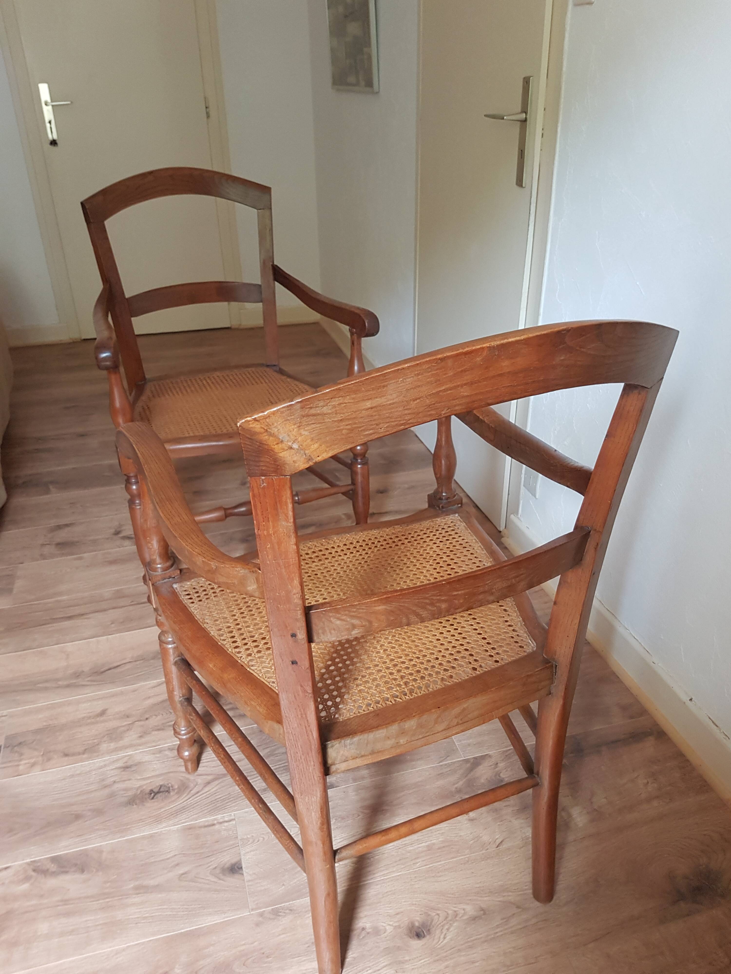 Pair of armchairs