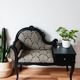 Telephone bench with redesigned armchair