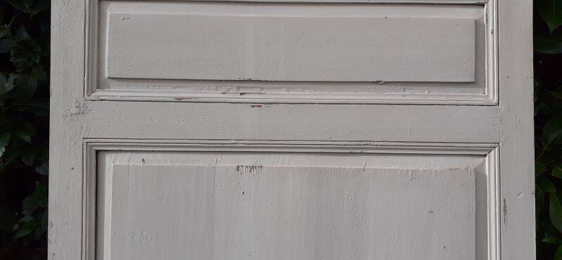 Small 18th century cupboard door h171.5x87.5cm old