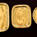 Set of 4 copper trays