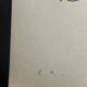 Lithograph jan voss 1976 / abstract surrealist modernist vintage