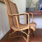 Wicker armchair