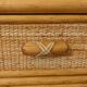 Rattan and wicker chest of drawers