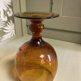Large vintage bubble glass