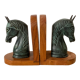 Pair of horsehead bookhouses