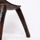 Tabouret tripode en bois du Burkina Faso