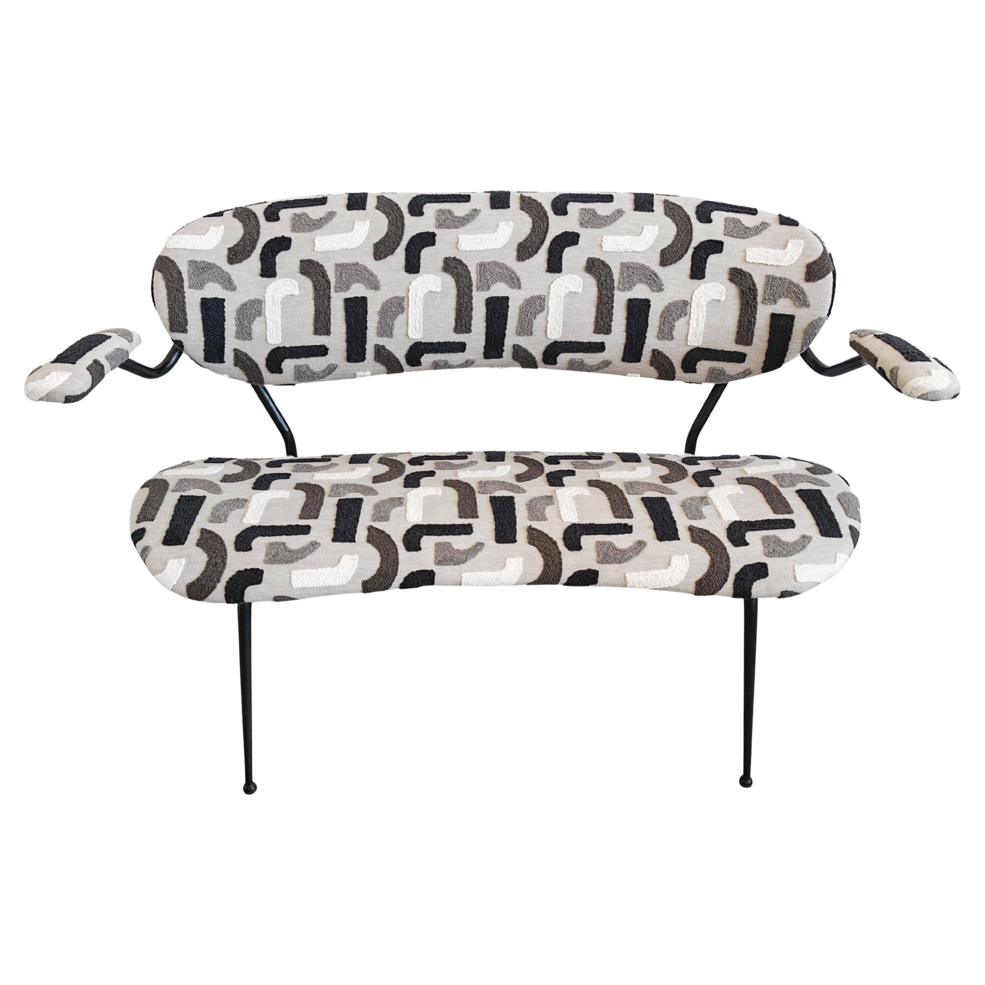 Mid-Century 2-Seater Canapé by Gastone Rinaldi for RIMA 1954