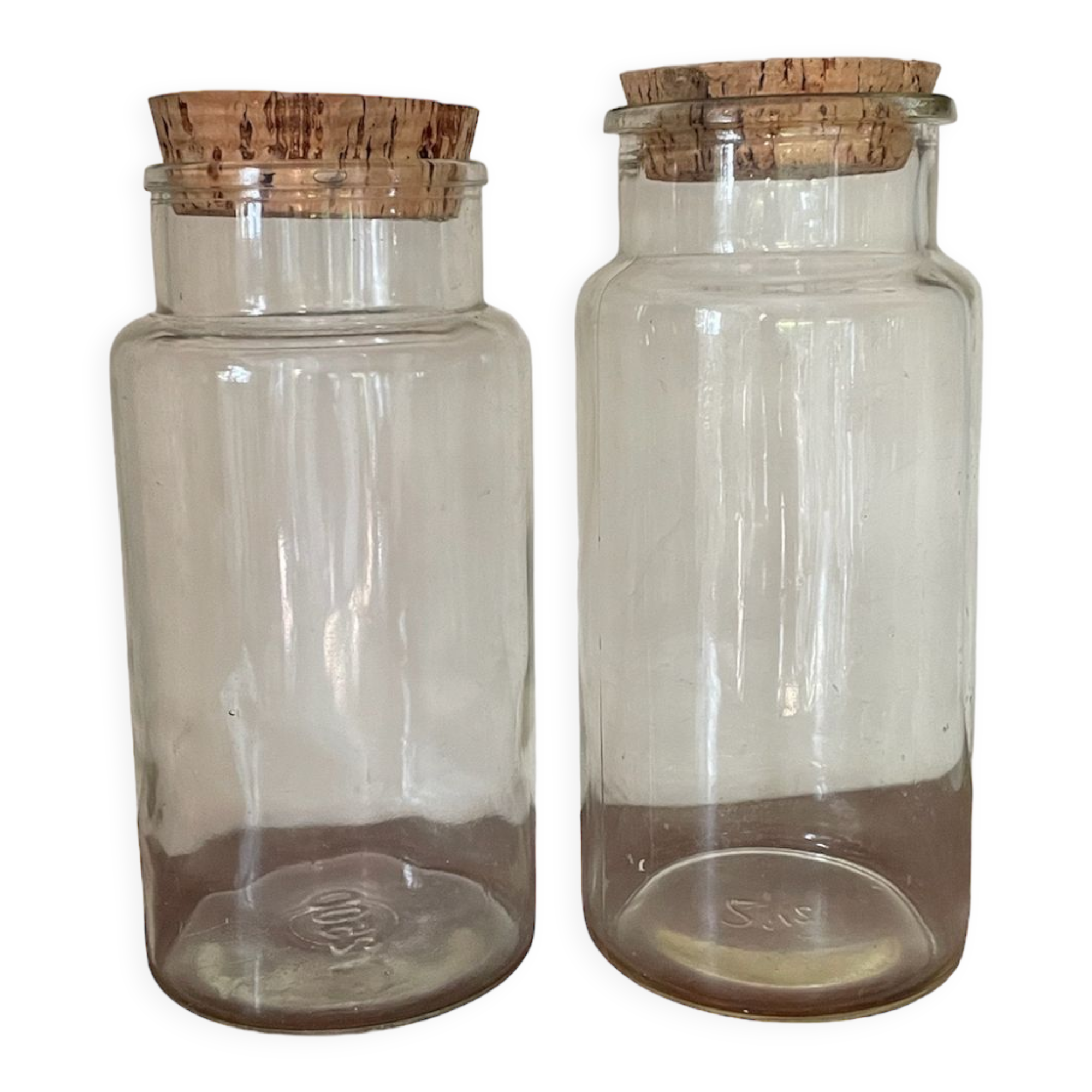 Set of two apothecary jars 2.5l