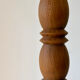 Lampadaire en bois tourné