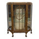 English display cabinet from the 1950s in walnut