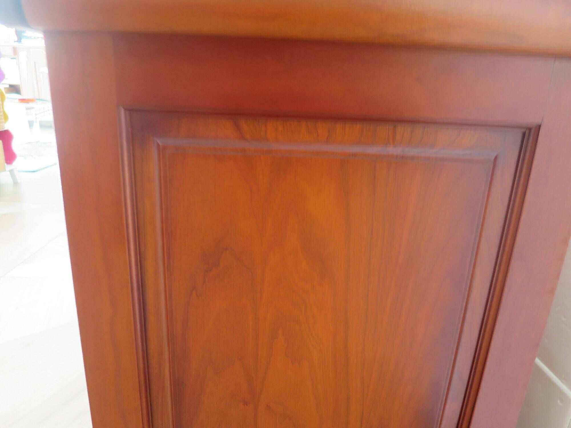Occasional furniture - TV unit - Rotating tray - Louis Philippe - Solid wood