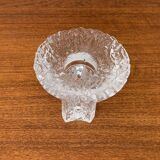 Olympics glass candle holder by Lars Hellsten for Orrefors, Sweden, 1984