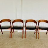 Chaises vintage danoises Kai Kristiansen modèle 32 pour Schou Andersens Møbelabrik