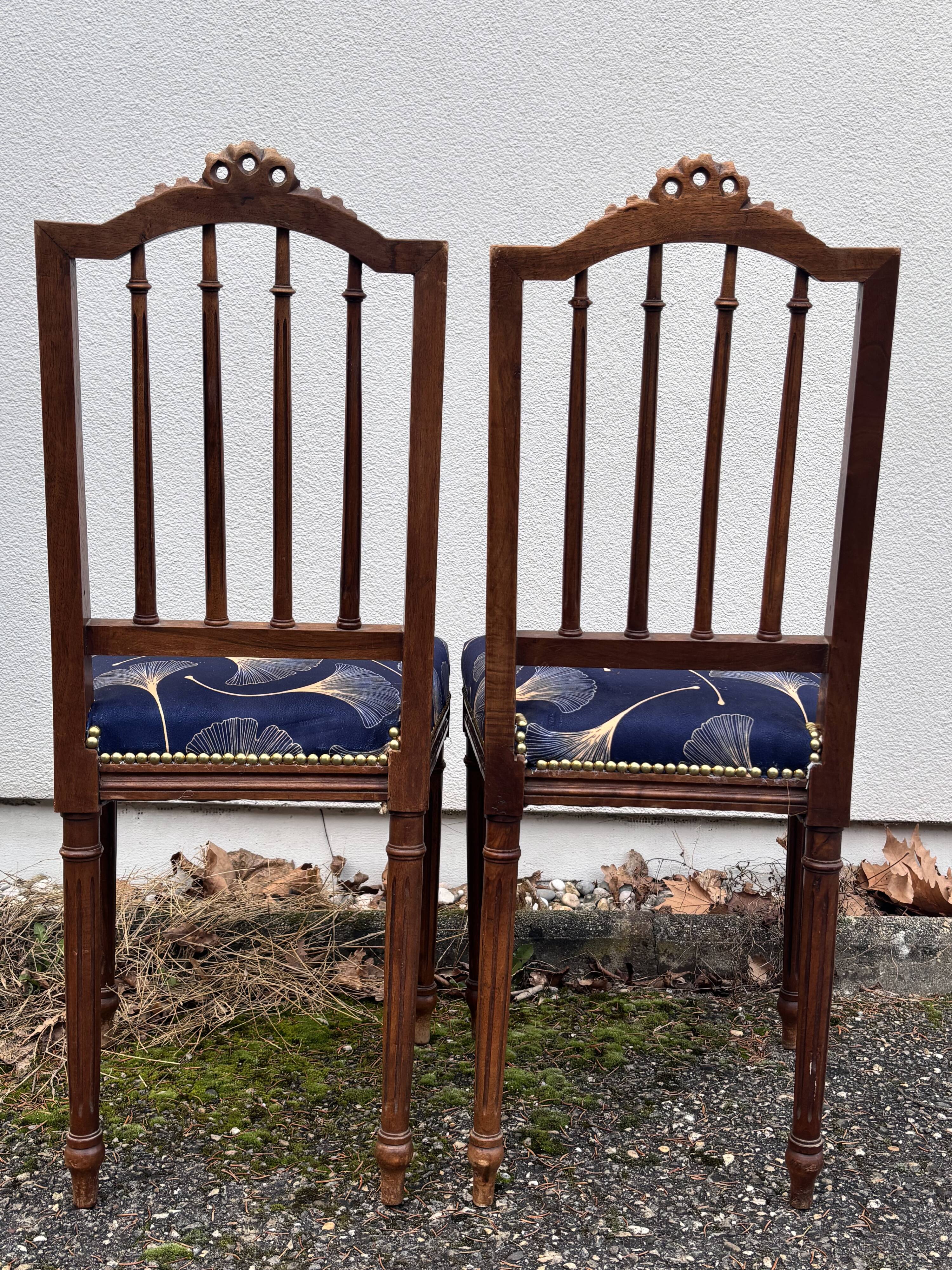 Pair of Louis XVI chairs
