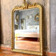 Louis-Philippe antique gilded mirror 19th century