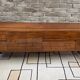 Vintage Scandinavian lowboard in teak – Minimalist sideboard from the 60s/70s.