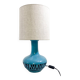 Mid-Century Blue Ceramic Table Lamp