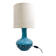 Mid-Century Blue Ceramic Table Lamp
