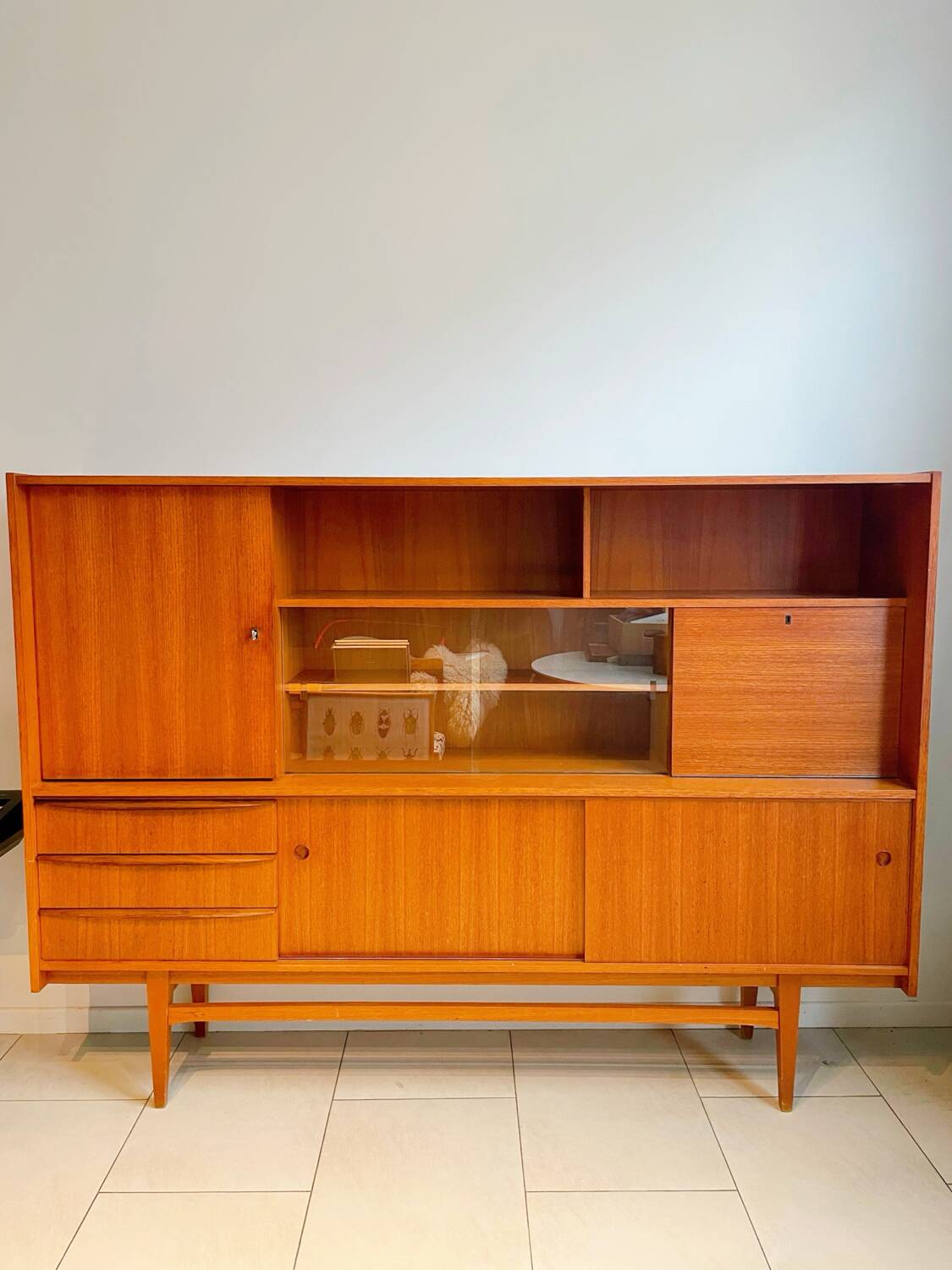 Teak sideboard – Deutsche Möbel – 1960s