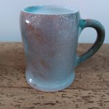Blue ceramic mug