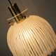 limburg mid century PENDANT LIGHT model P 239 a 4168 glass and brass 1960s