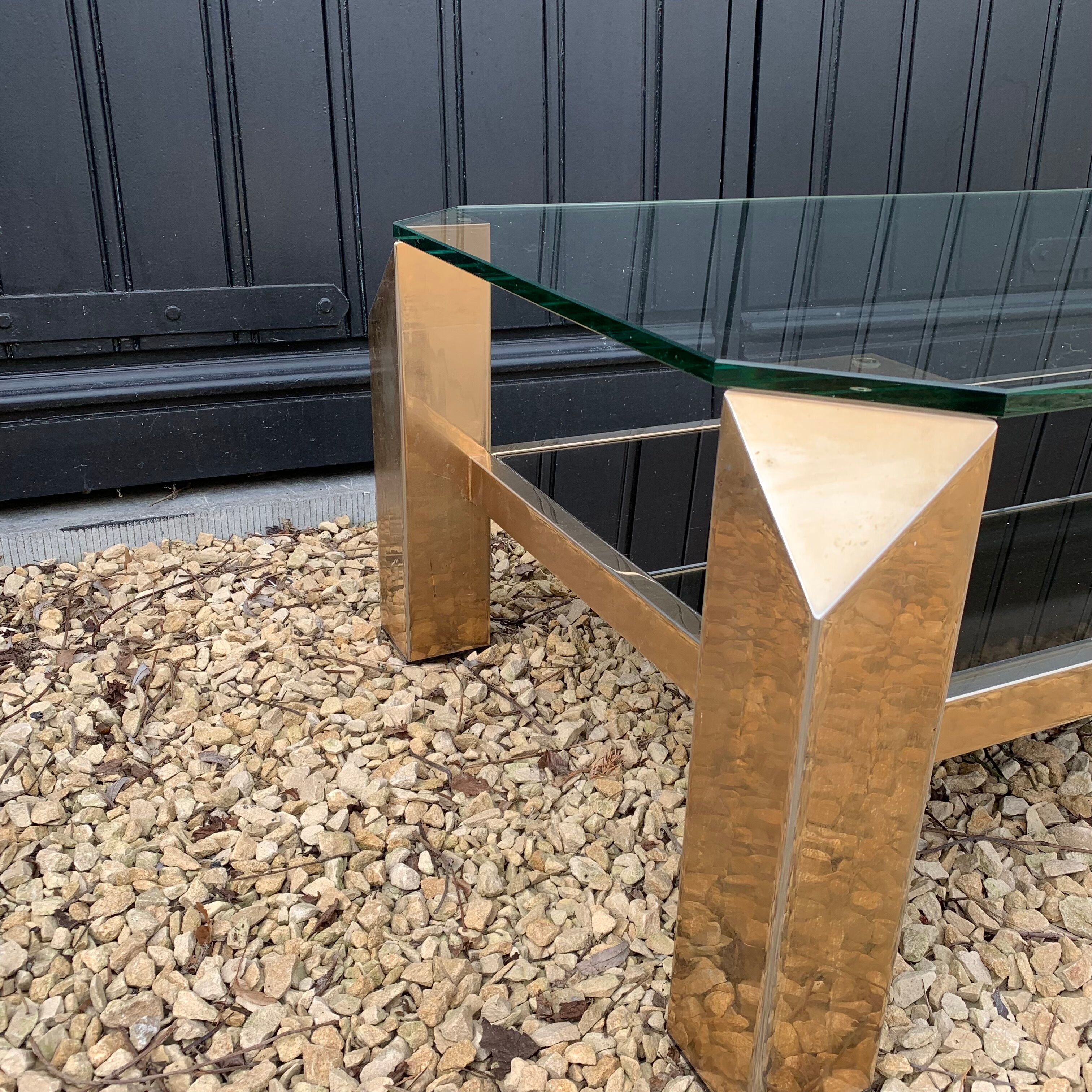 Table basse Belgo Chrome