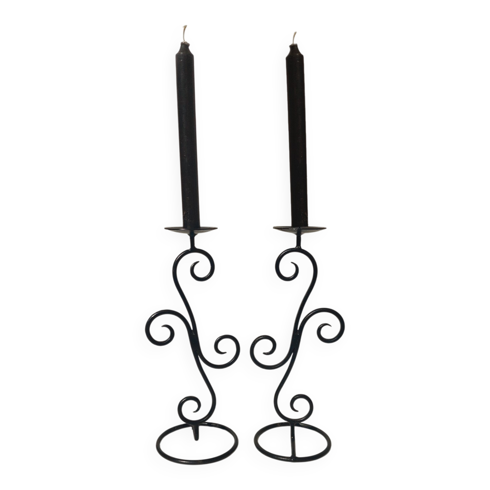 Duo de Bougeoirs Spirales