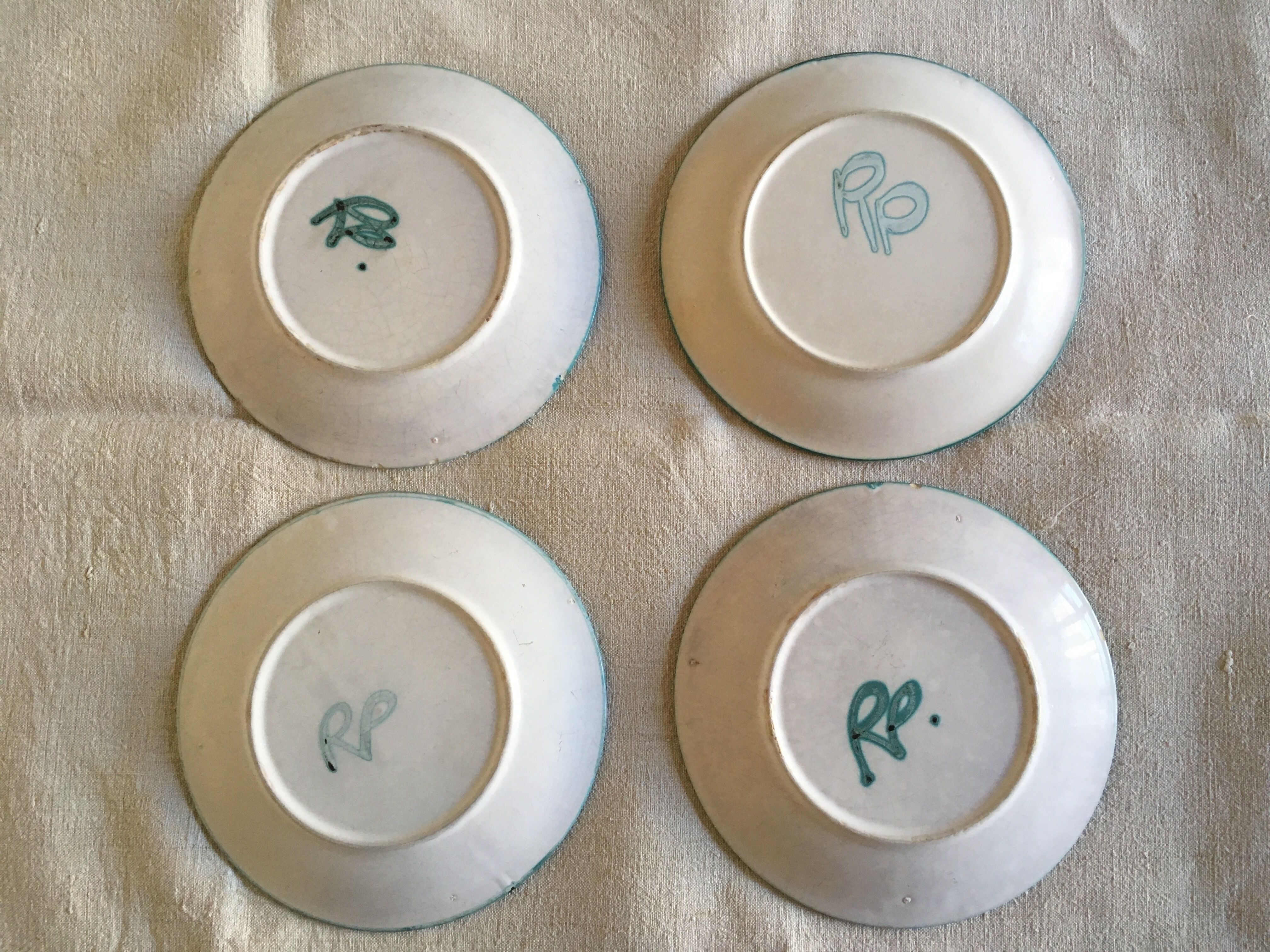 Platters Vallauris 60s Robert Picault