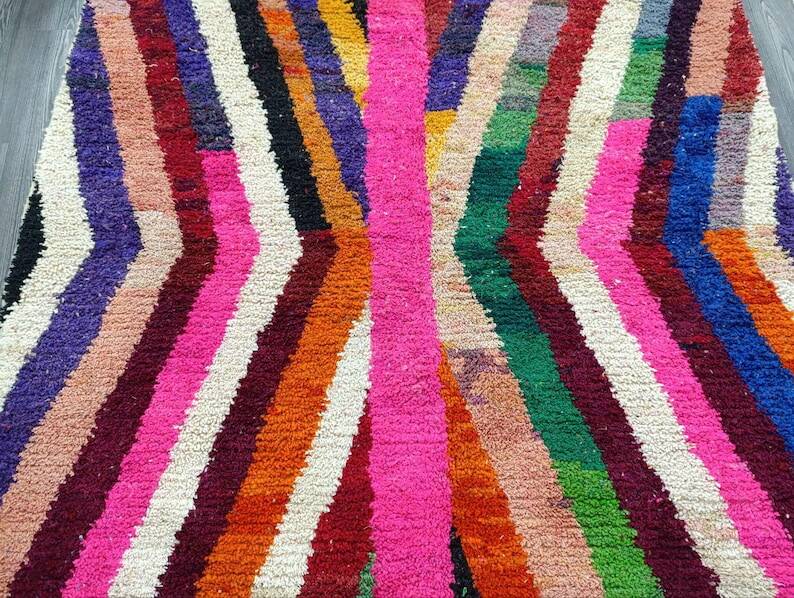 Rare handmade wool rug 200cm x 300cm