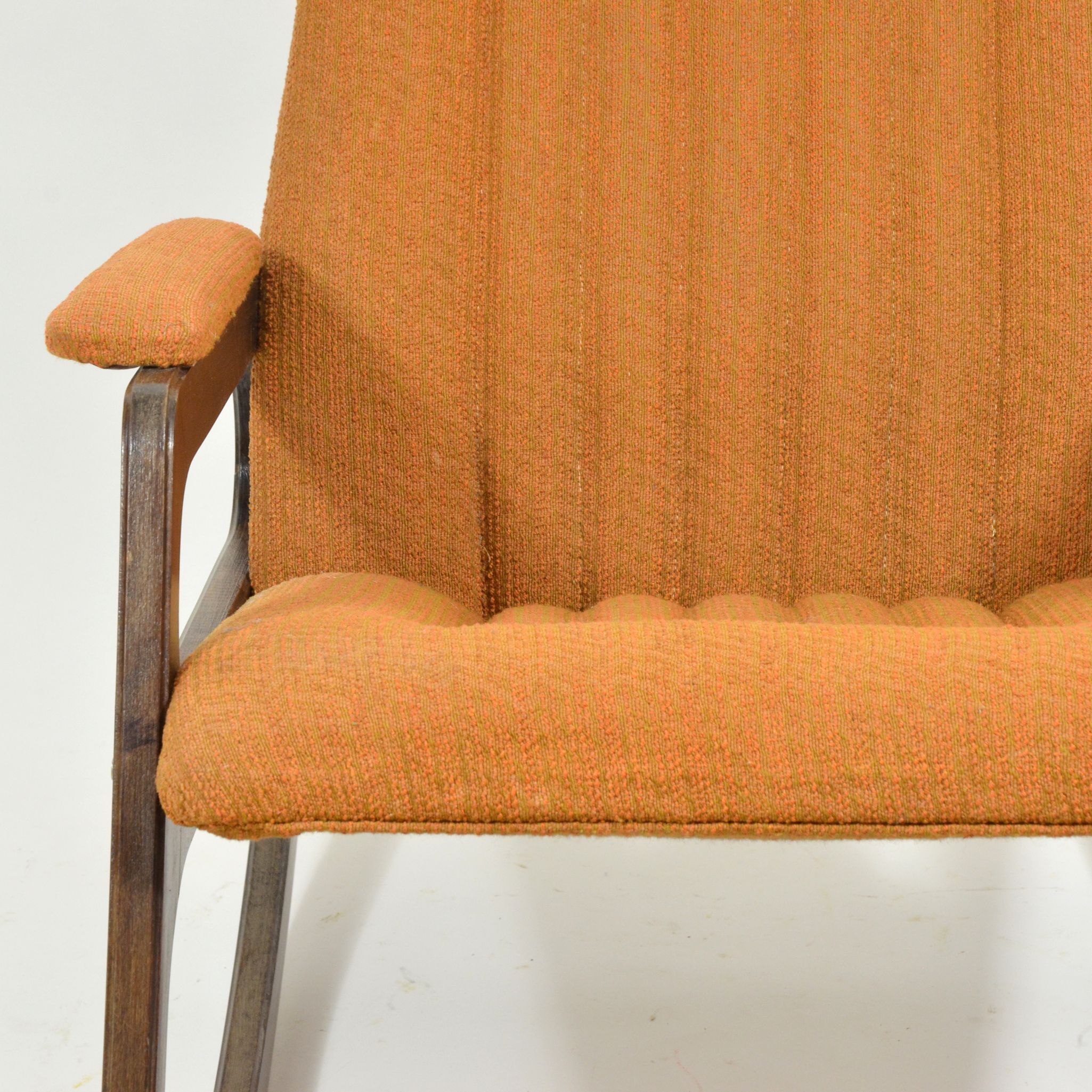 1960 Vintage Rocking Armchair By ÚLUV