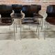 Set of 6 vintage stackable chairs pagwood Flötotto