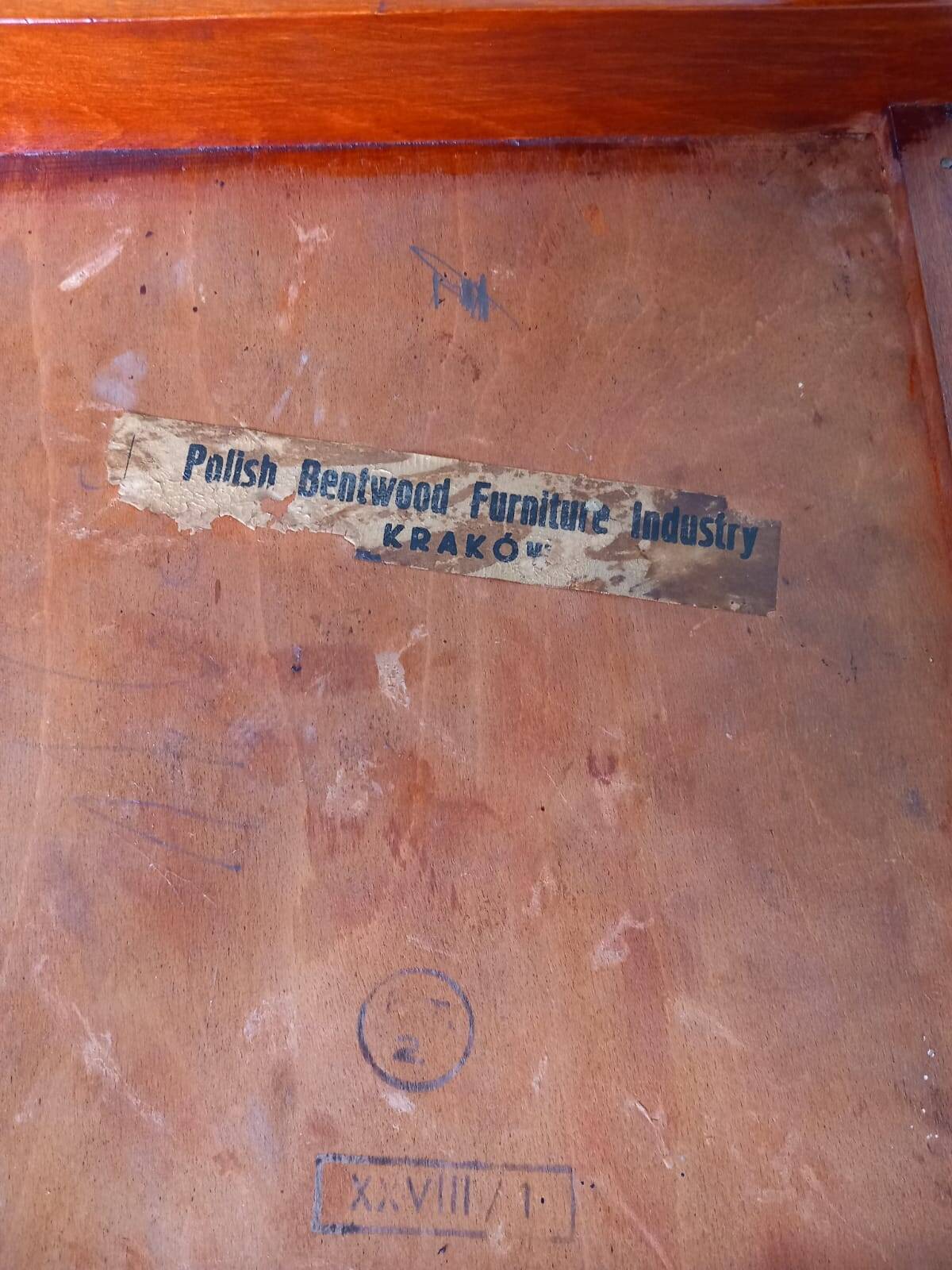 Set of three tables Poland Krakow 1930s