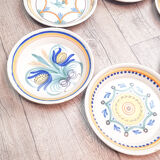 Old earthenware plates