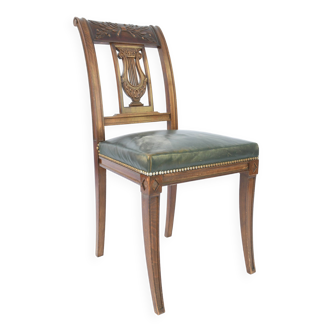 Directoire style beech chair