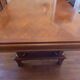 Table + 6 chaises (massif et marqueterie 60s)